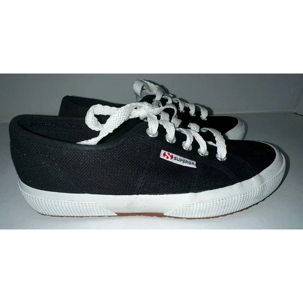 Superga 2750 Cotu Classic Sneakers Black Womens 37.5 (7)